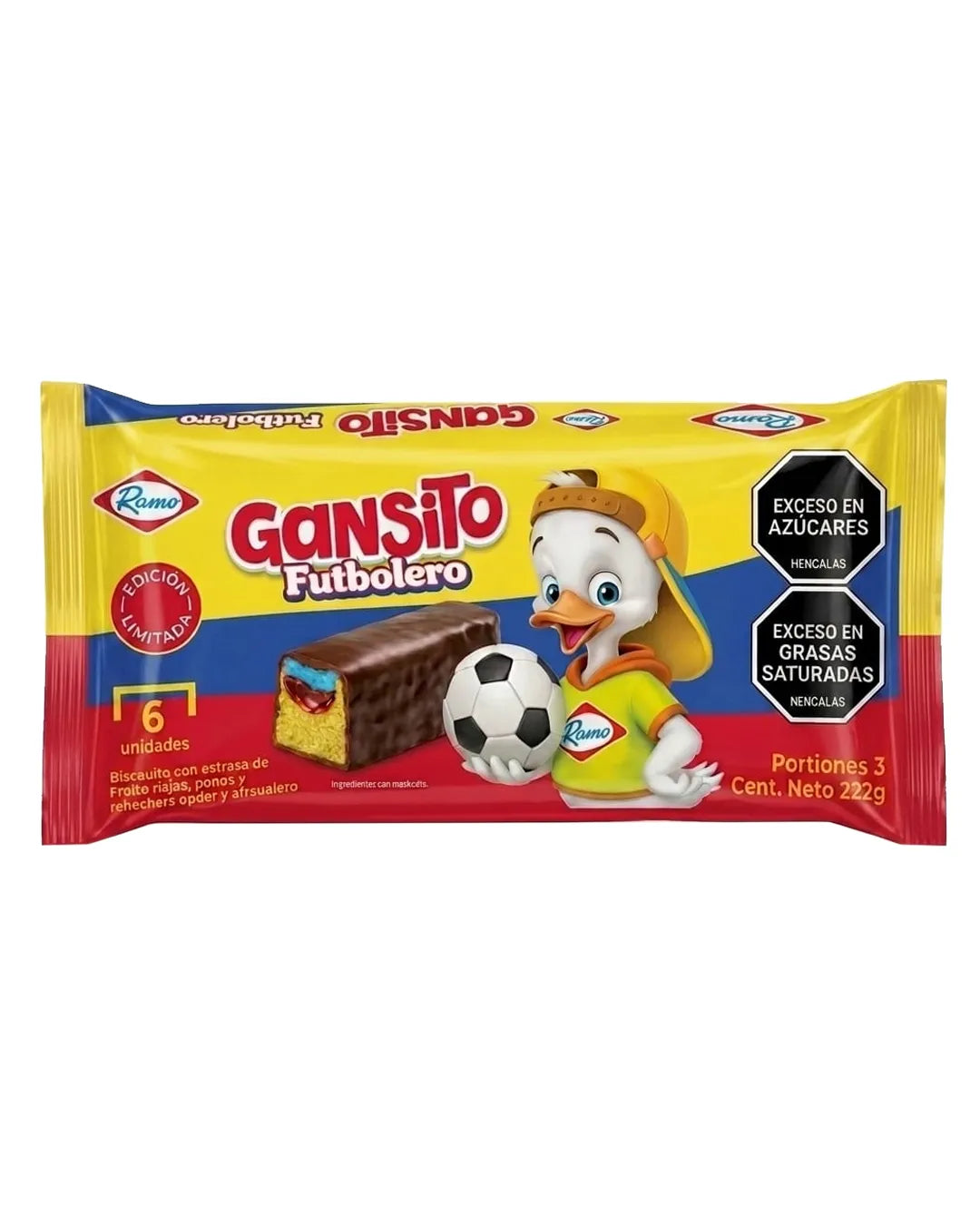 GANSITO FUTBOLERO *6 UNDS