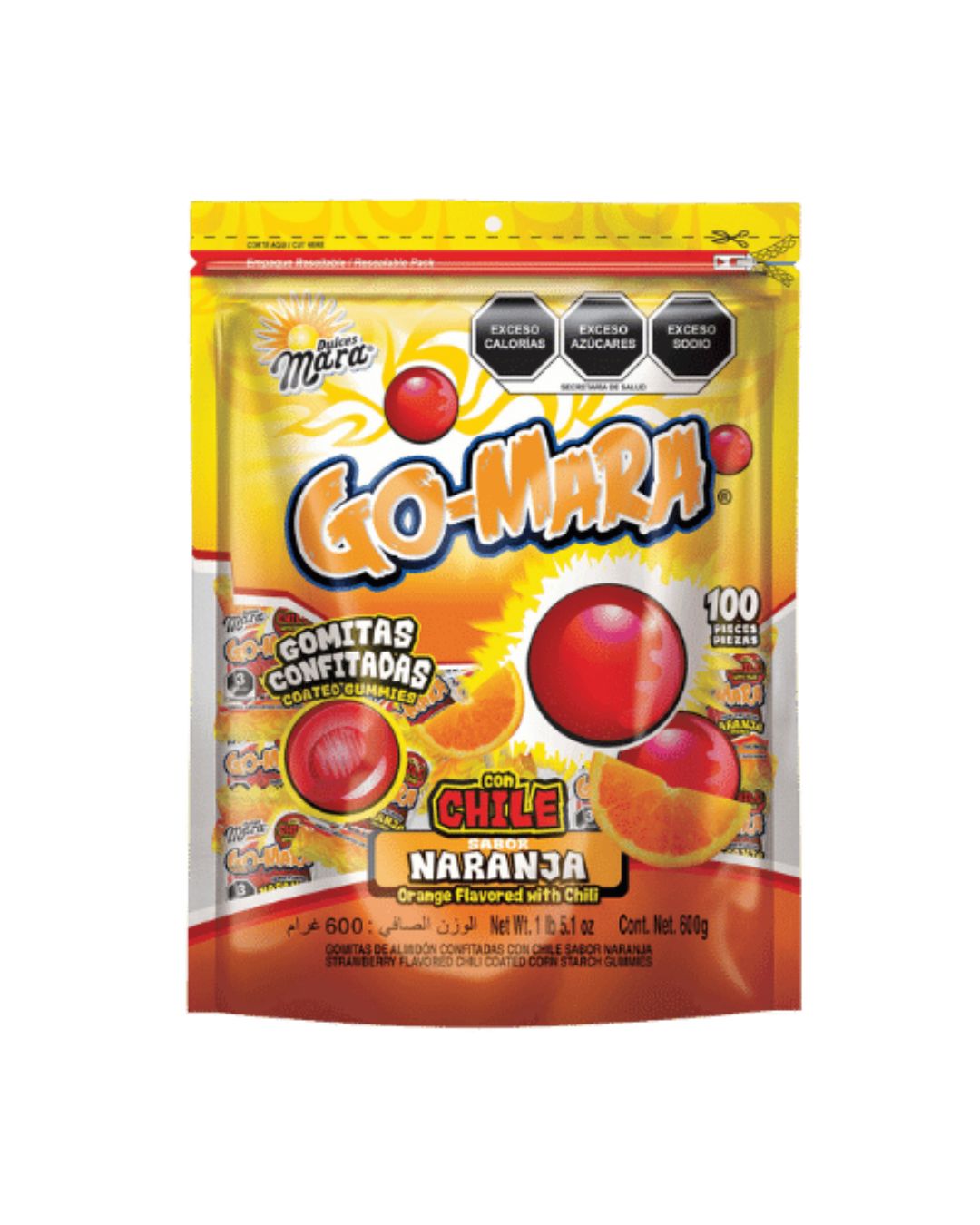 GO-MARA CHILE NARANJA *100