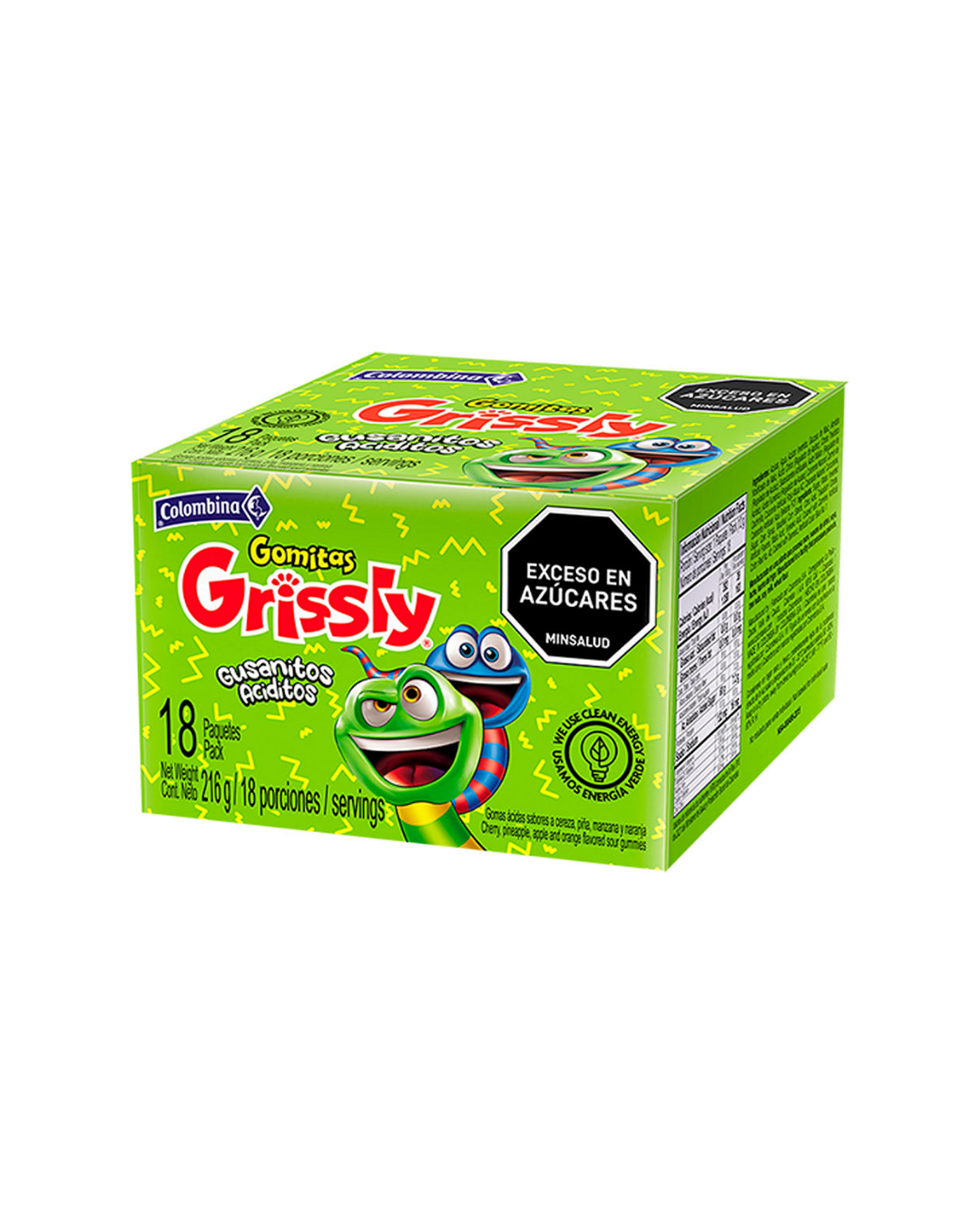 GRISSLY GUSANITOS ACIDITOS *18