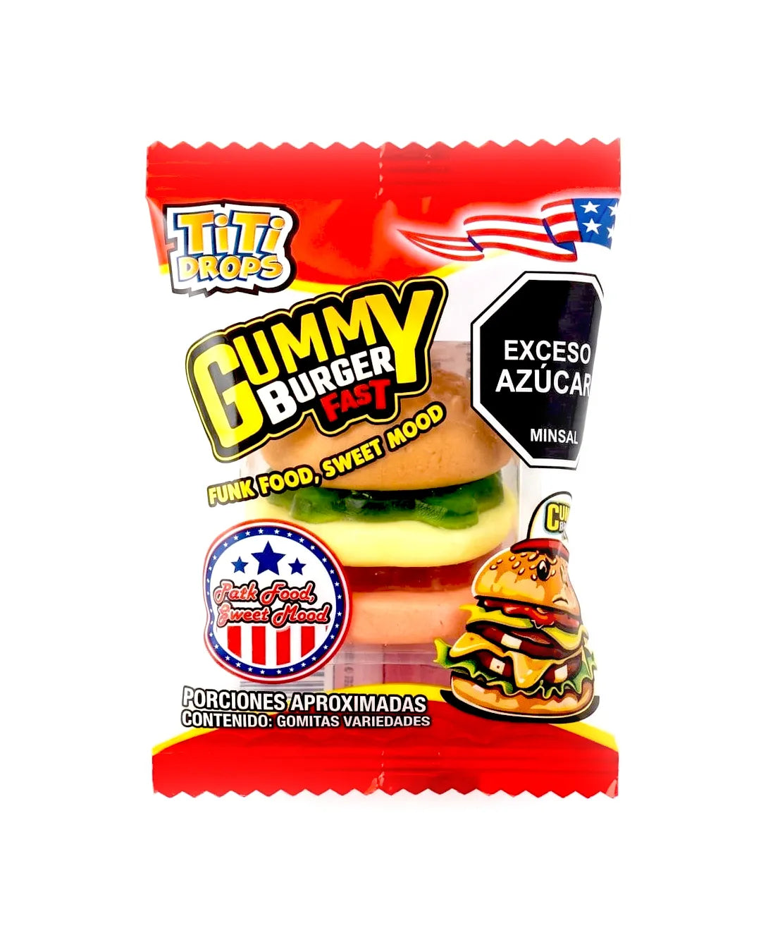 GUMMY BURGUER FAST 15GR UNIDAD
