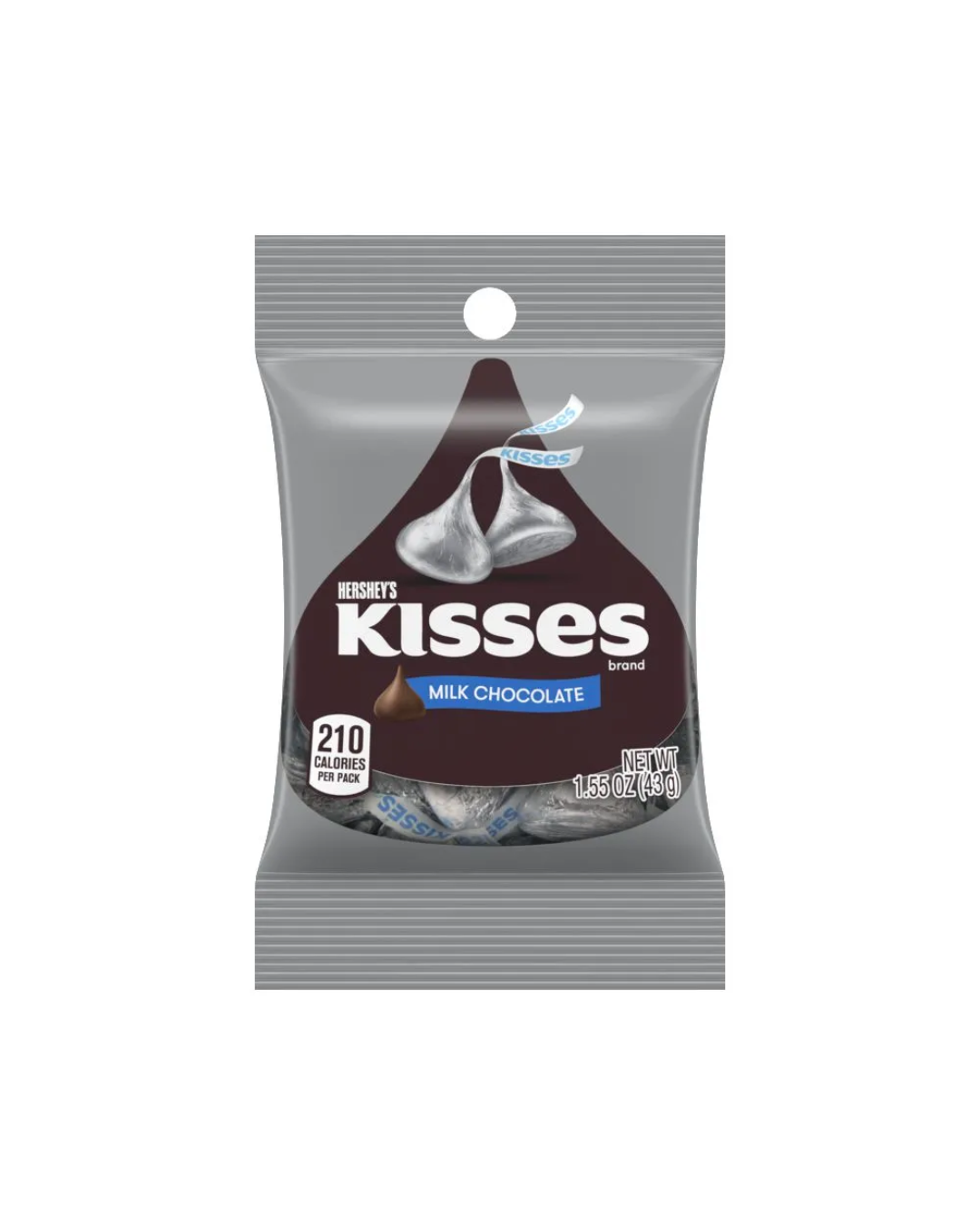 HERSHEYS KISSES MILK CHOCOLATE 43G