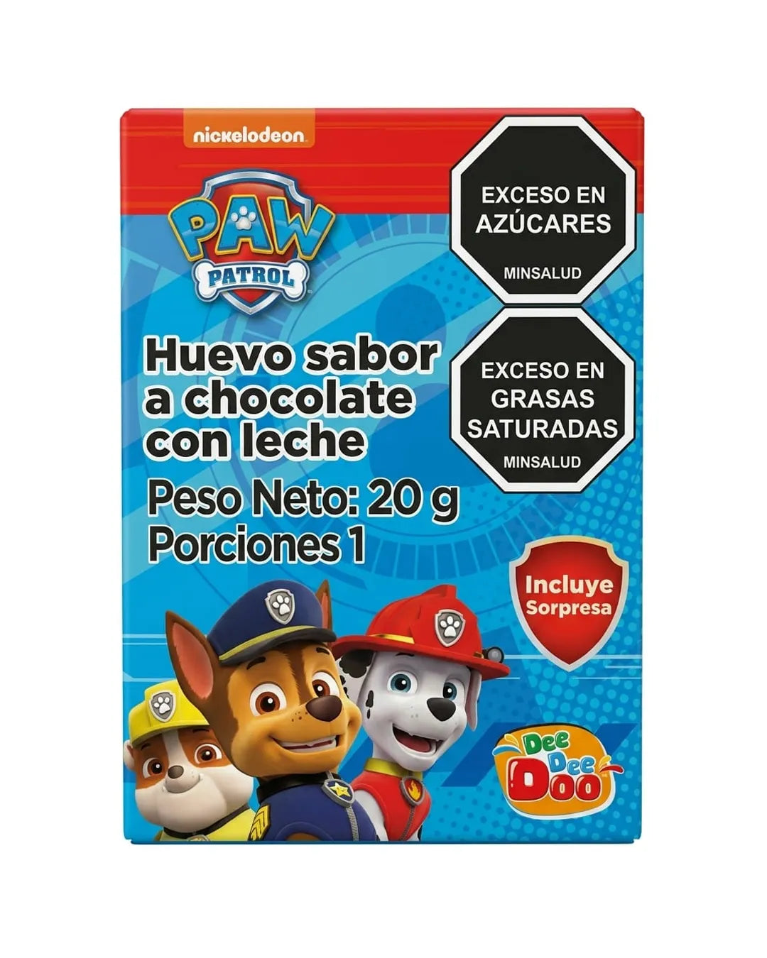 HUEVO PAW PATROL CAJA 20GR