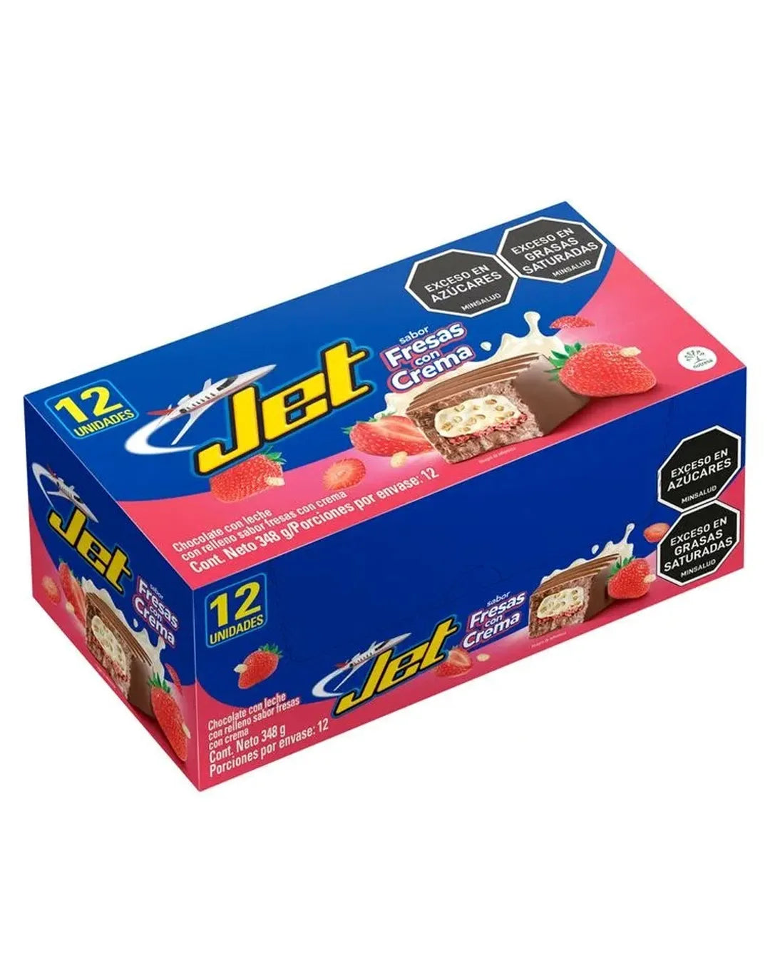JET FRESAS CON CREMA *12