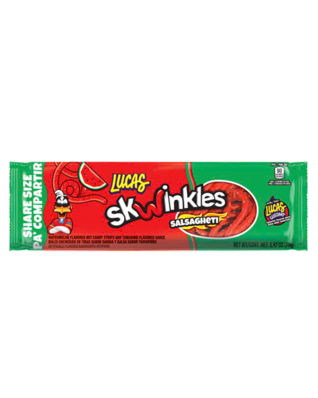 LUCAS SKWINKLES SALSAGHETI SANDIA 70G UND