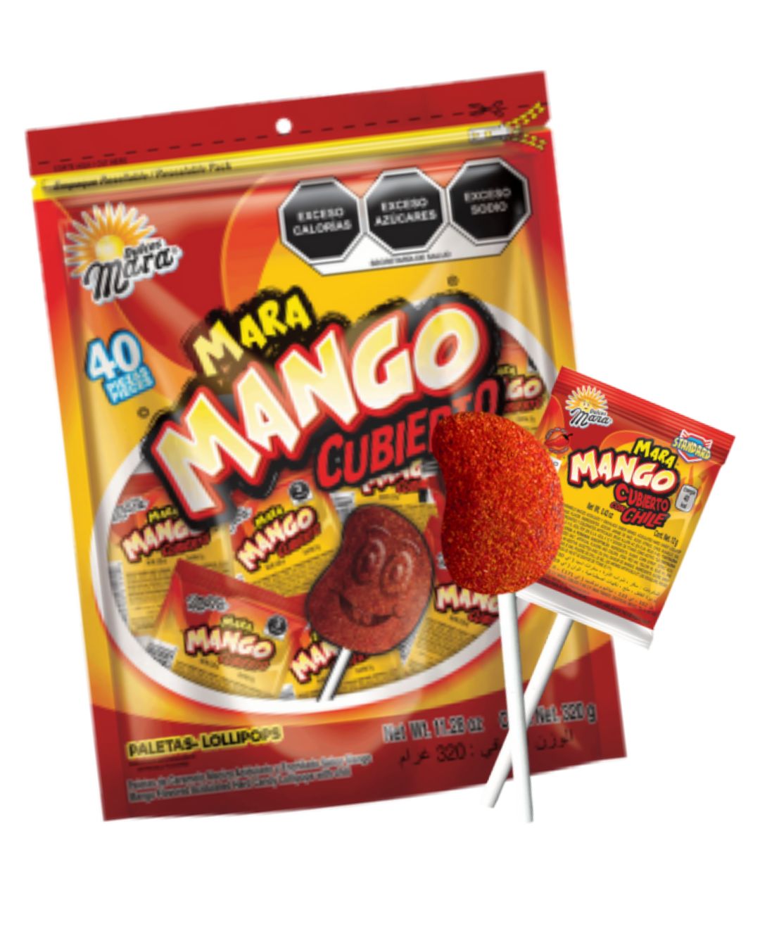 MARA MANGO CUBIERTO PQTE*40