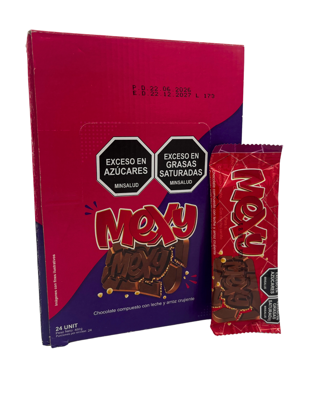 CHOCOLATINA MEXY DISPLEY *24