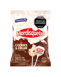 MORDISQUETAS COOKIES AND CREAM PQTE*24