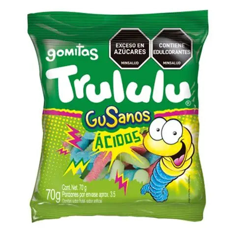 TRULULU GUSANOS ACIDOS 70GR