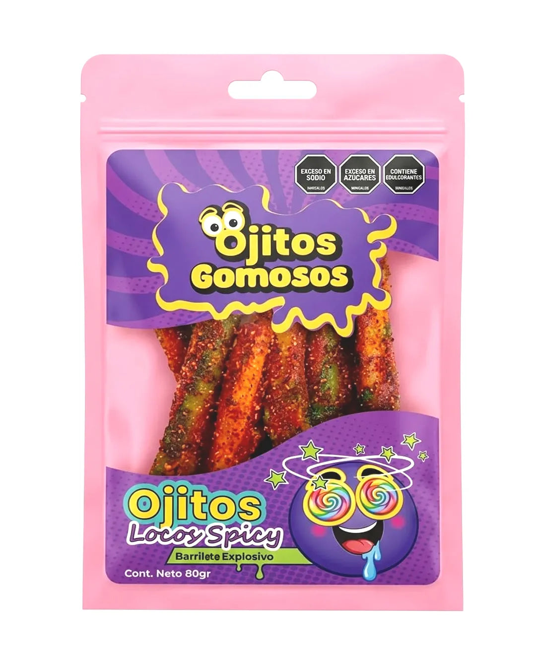 OJITOS GOMOSOS LOCOS SPICY 80GR