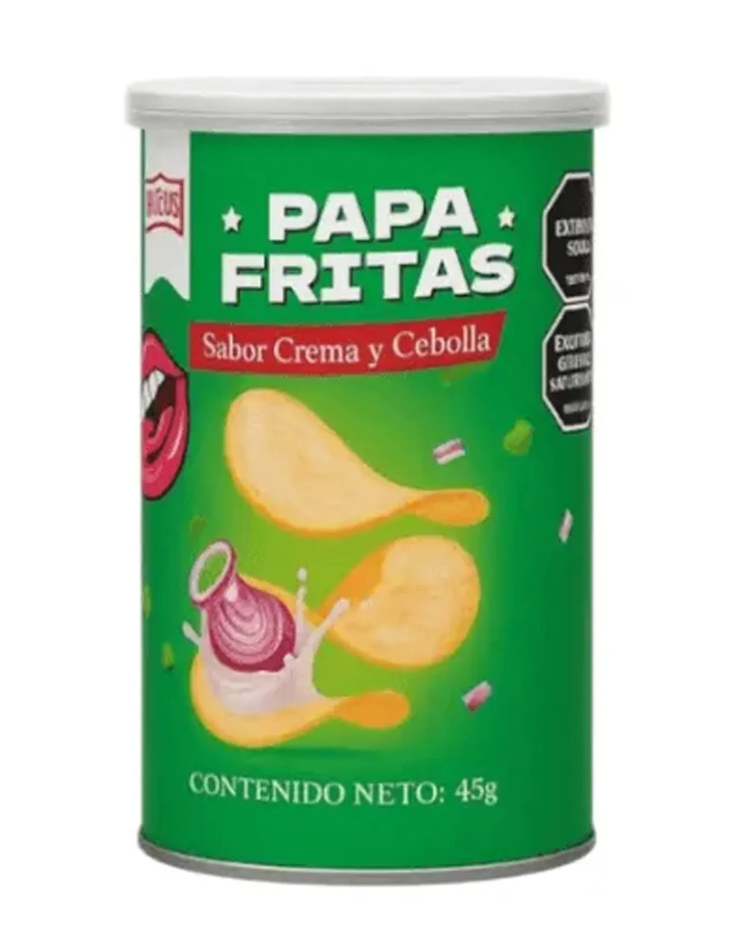 PAPA FRITAS CREMA Y CEBOLLA  45GR