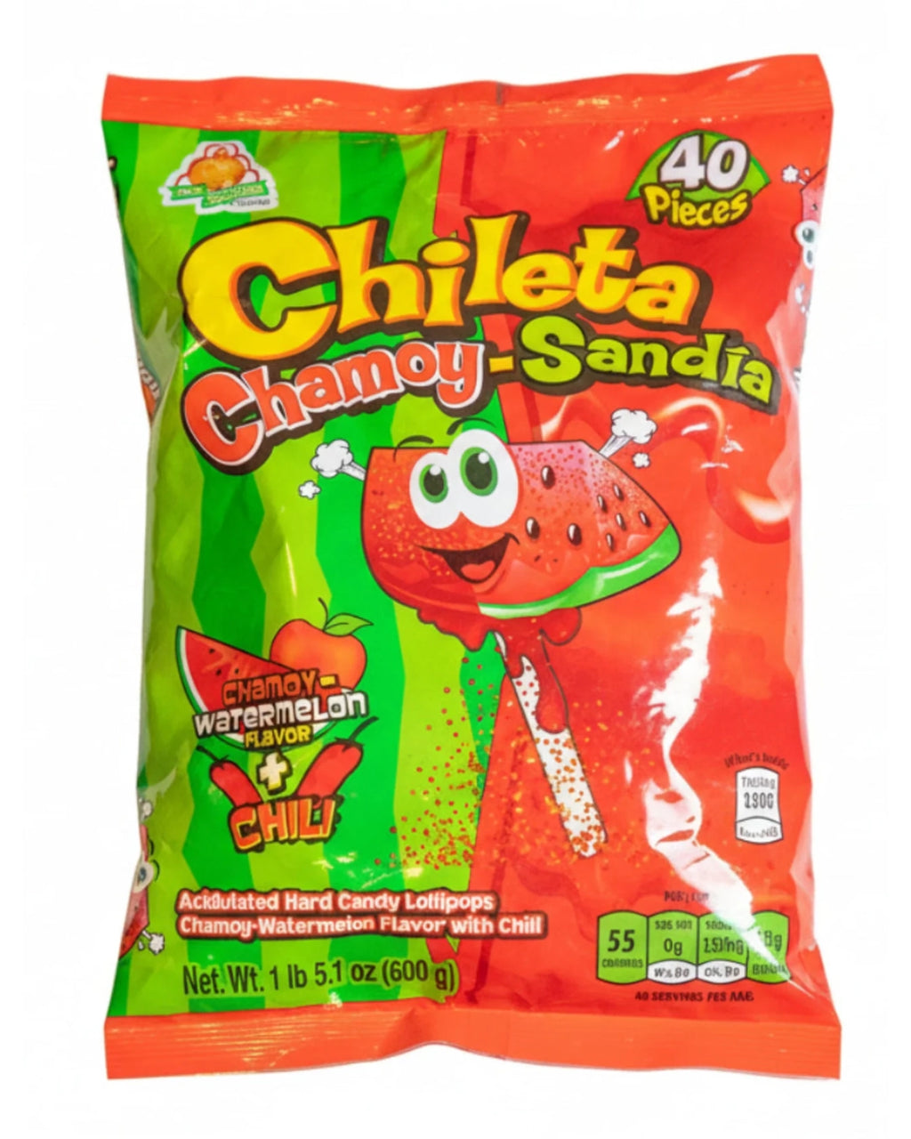 CHILETA CHAMOY SANDIA PAQ*40