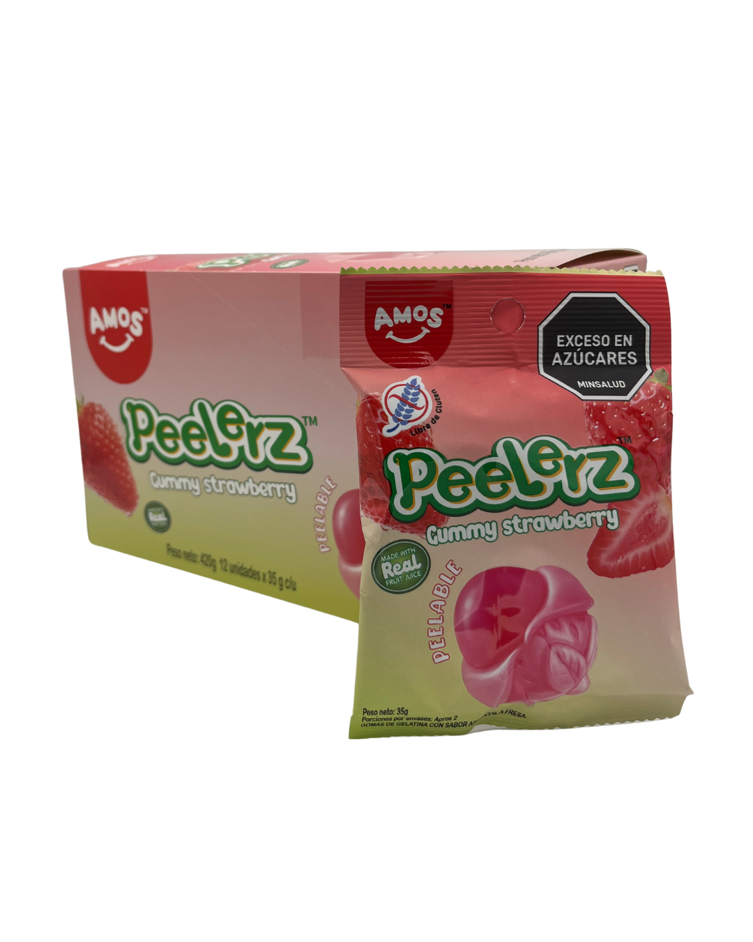 PEELERZ GUMMY FRESA  DP*12