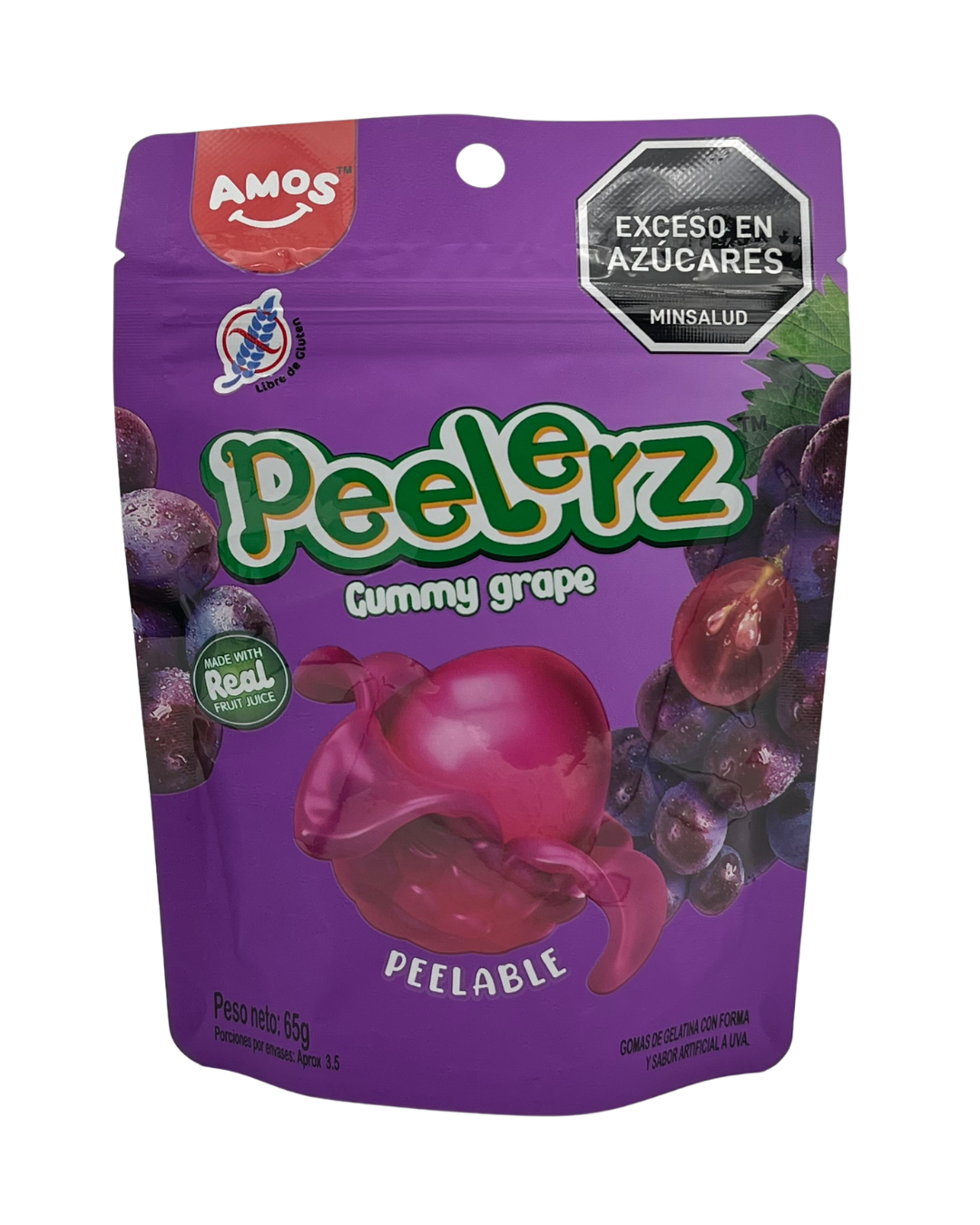 PEELERZ GUMMY GRAPE 65GR