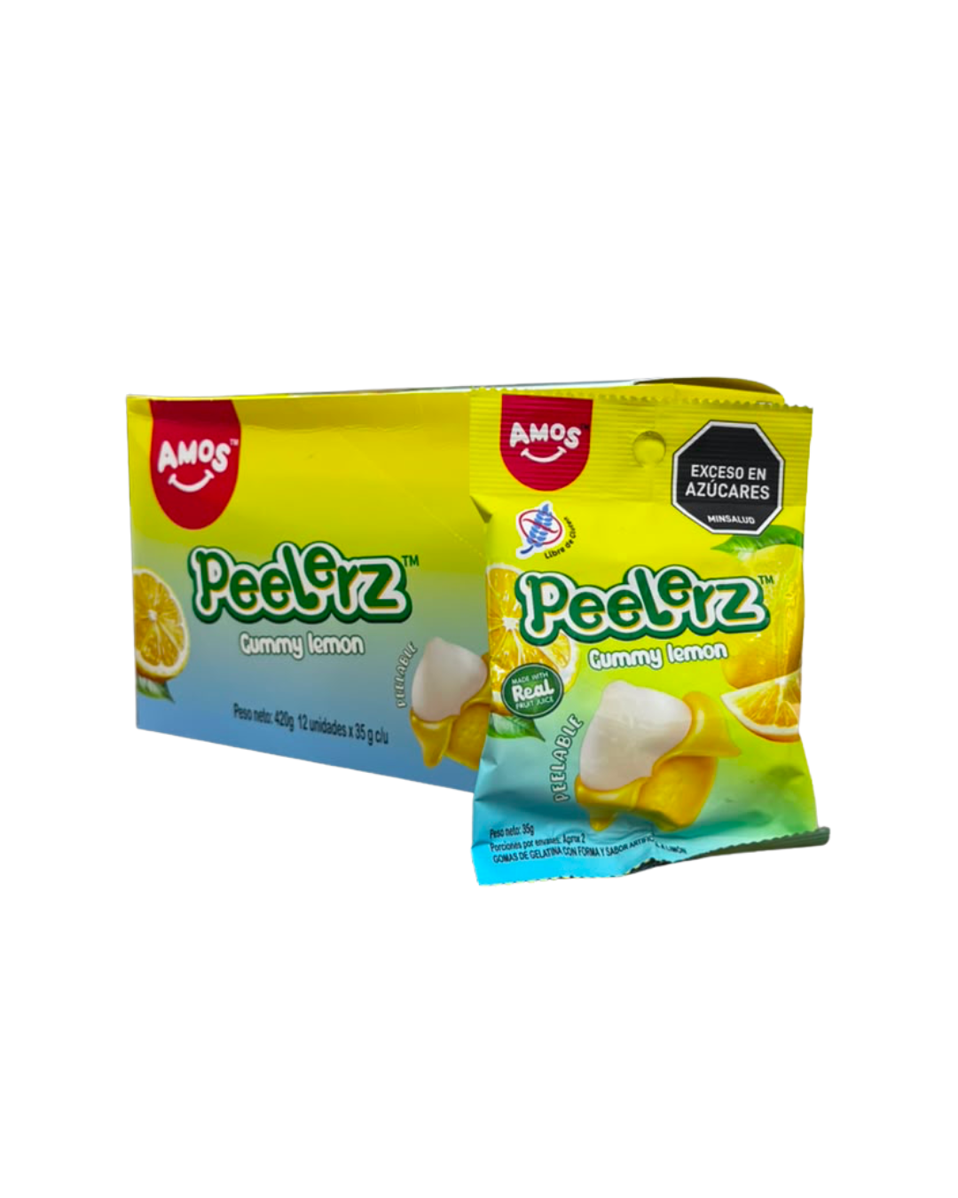 PEELERZ GUMMY LEMON LIMON DP*12