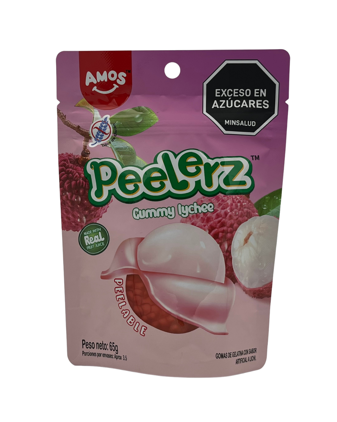 PEELERZ GUMMY SABOR LYCHEE 65GR