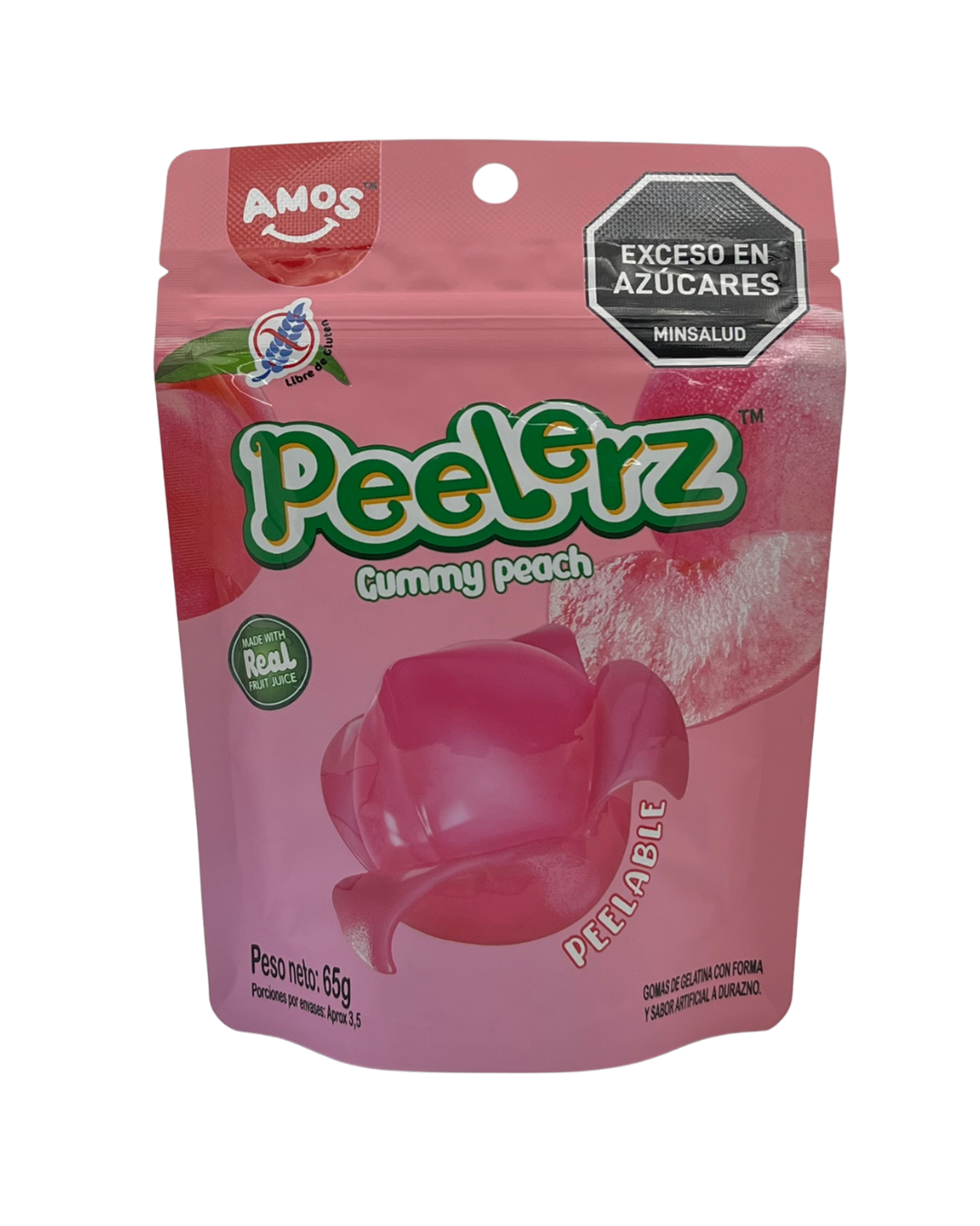 PEELERZ GUMMY PEACH  65GR