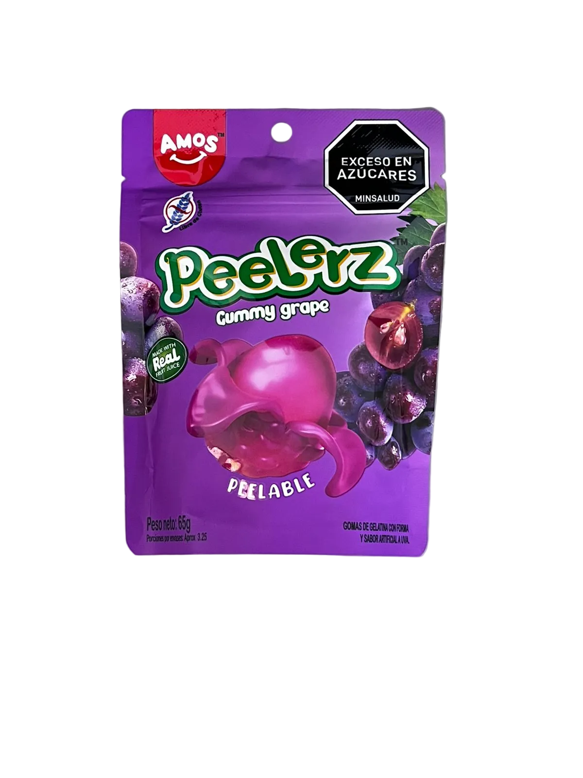 PEELERZ GUMMY GRAPE UVA 65GR