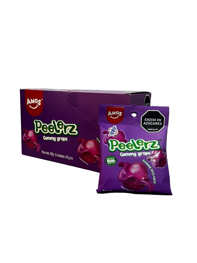 PEELERZ GUMMY GRAPE UVA DP*12