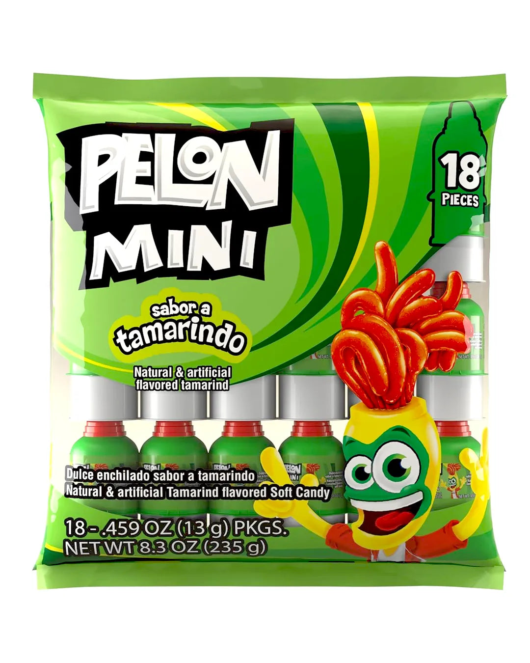 PELON MINI TAMARINDO BOLSA *18