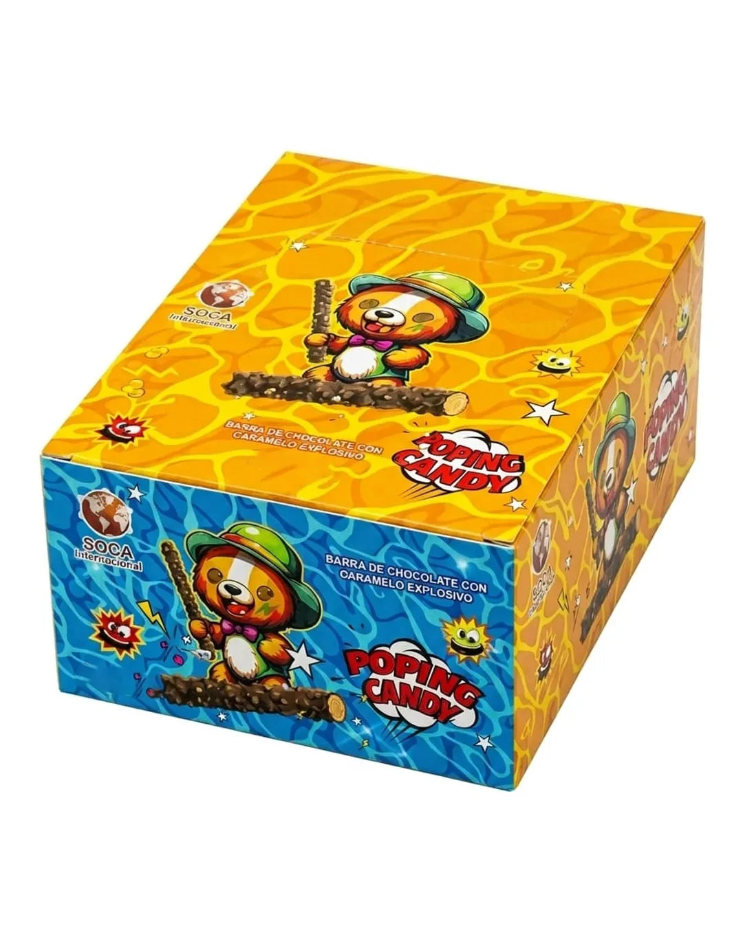BARRA EXPLOSIVA CHOCO-CARAMELO DISPLEY *30