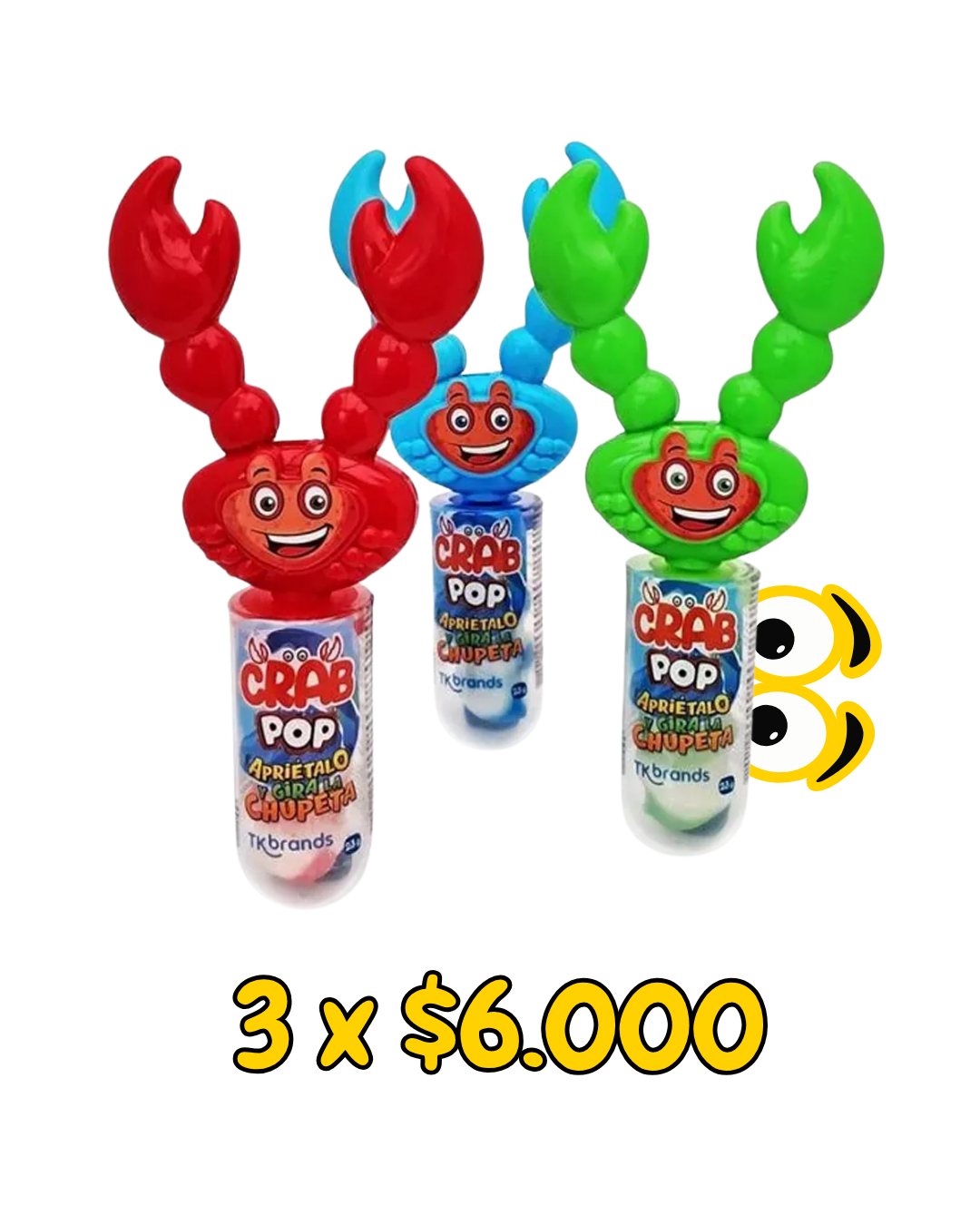 COMBO CRAP POP 3 X 6000