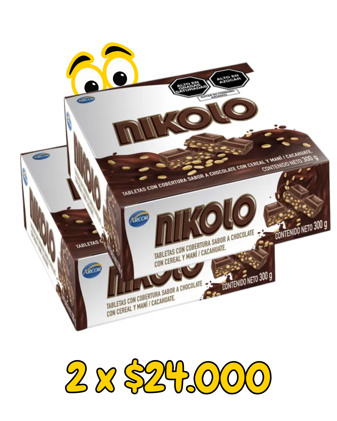 COMBO NIKOLO 2 DISPLEY X 24 MIL