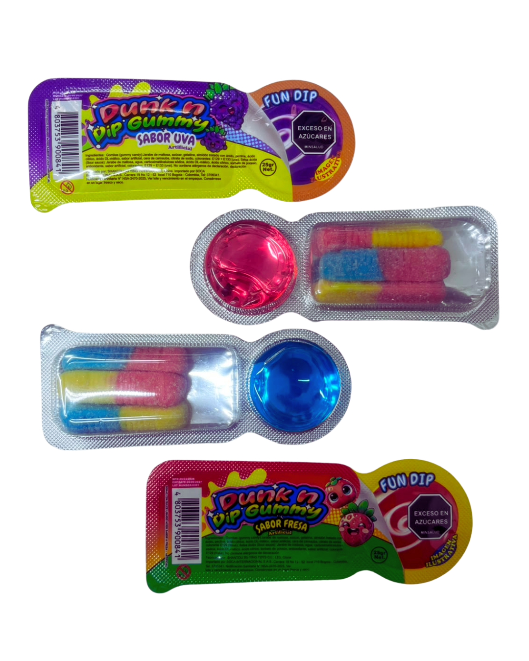 DUNKN DIP GUMMY FRESA DP*24