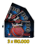 PROMO FESTIVAL STRANGER 3 X 10.000 $