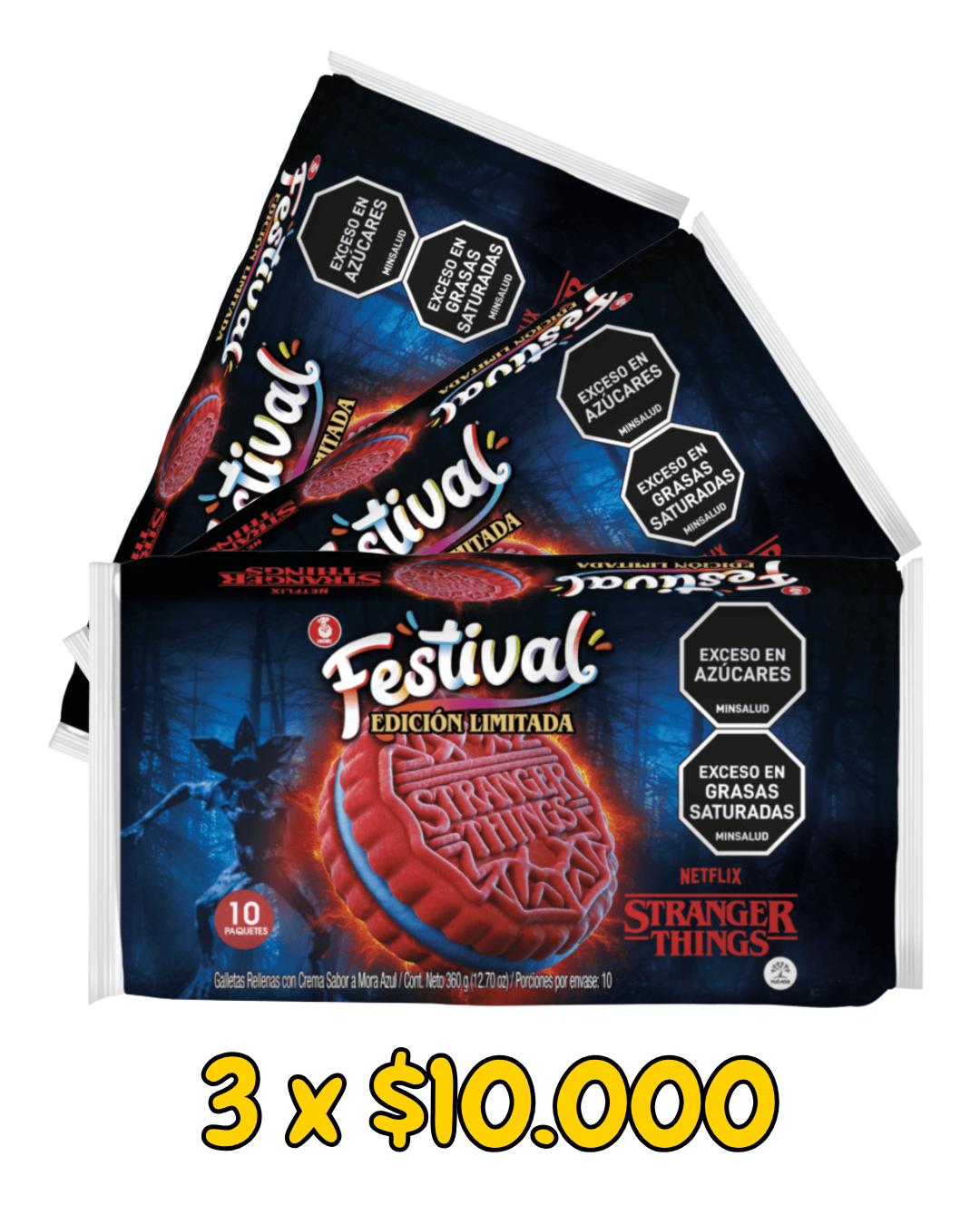 PROMO FESTIVAL STRANGER 3 X 10.000 $