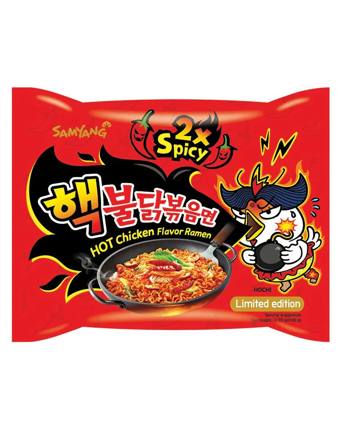 RAMEN BULDAK SPICYX2 140GR