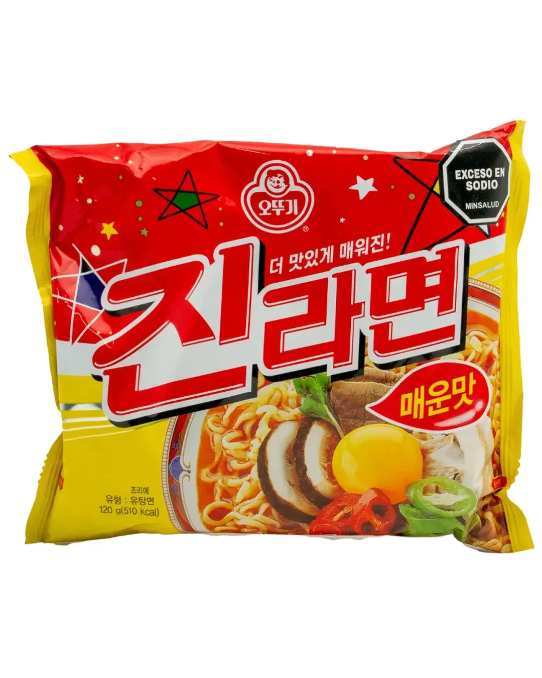 JIN RAMEN PICANTE DE RES X 120GR