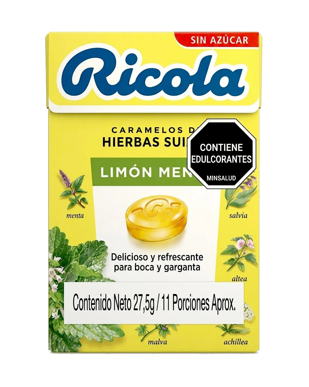 RICOLA LIMON MENTA 27.5GR