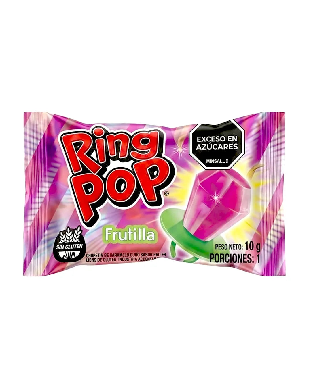 RING POP FRUTILLA UNIDAD
