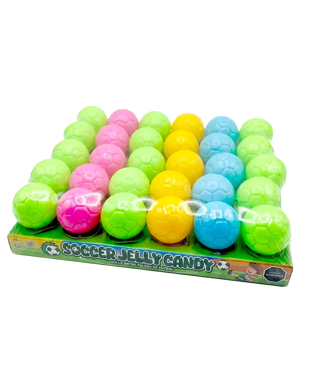 SOCCER JELLY CANDY DISPLEY *30