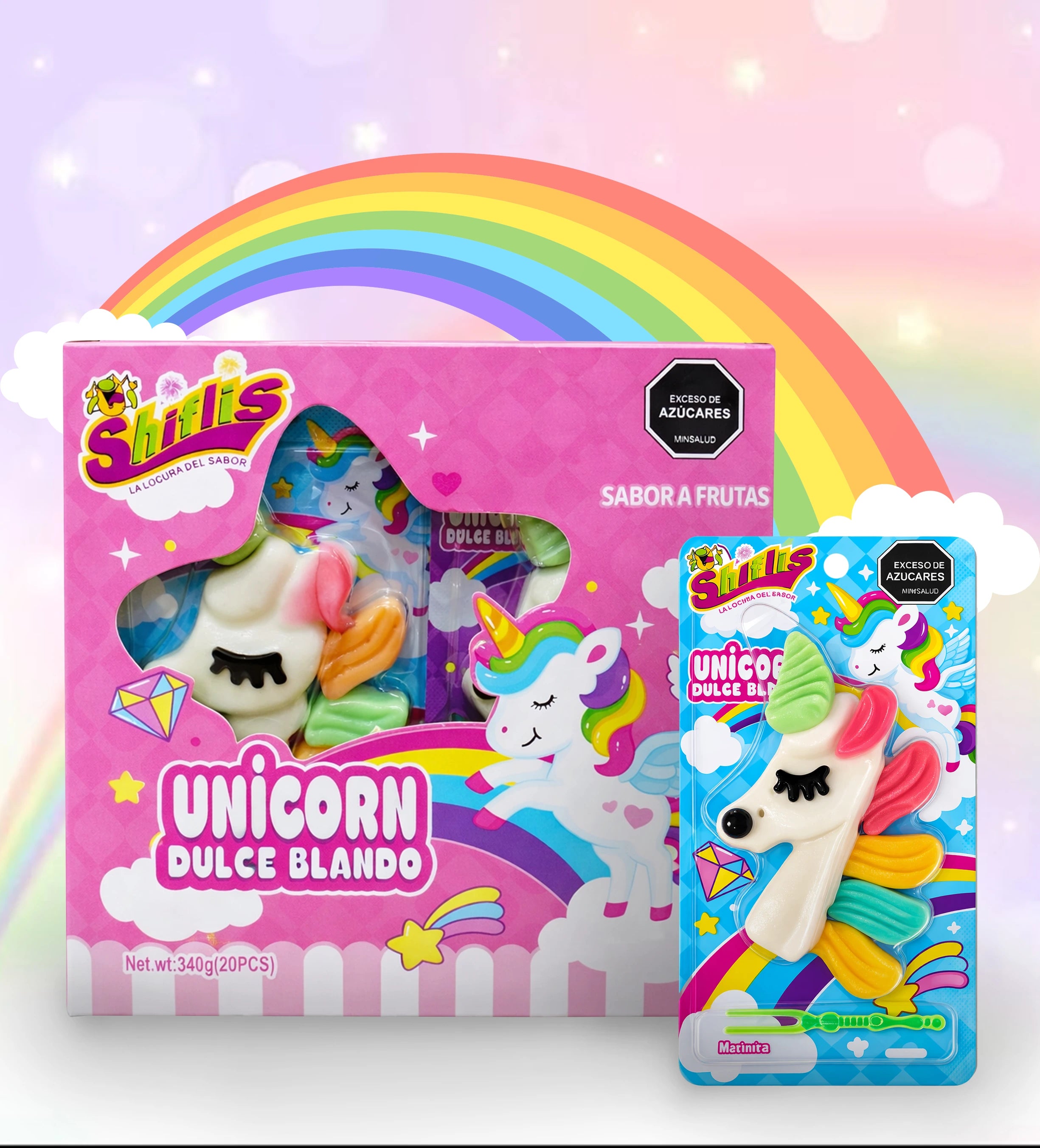 UNICORN DULCES BLANDOS *20 UNDS