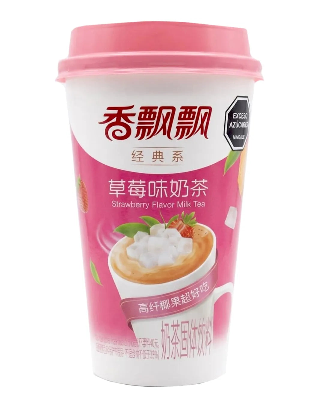 TE CON LECHE EN POLVO CON SABOR A FRESA