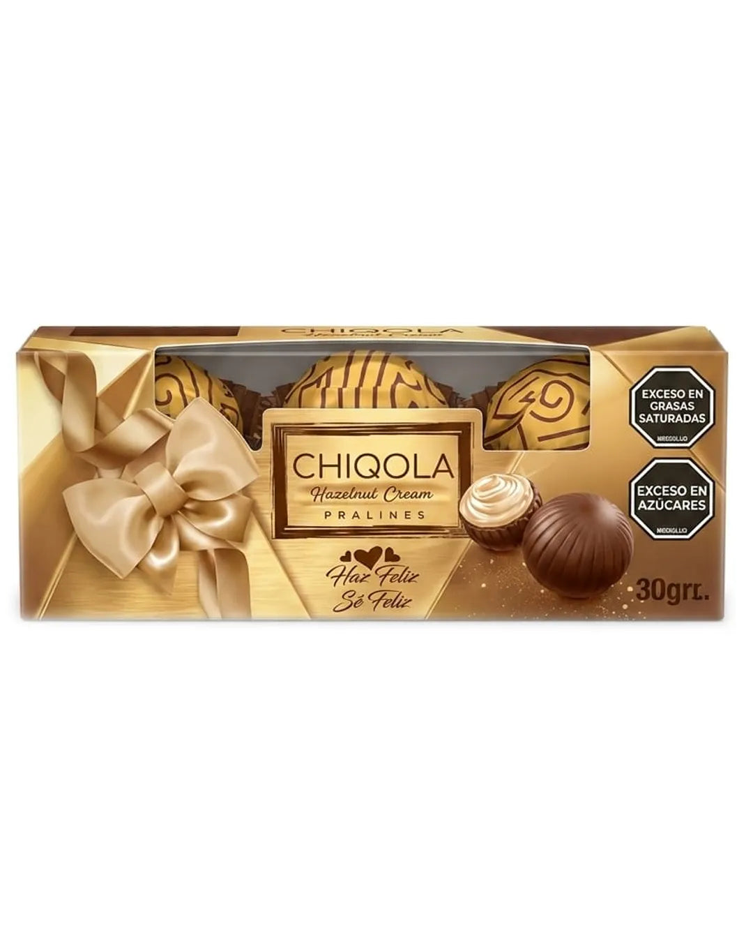 TRIPACK CHIQOLA AVELLANA 30GR