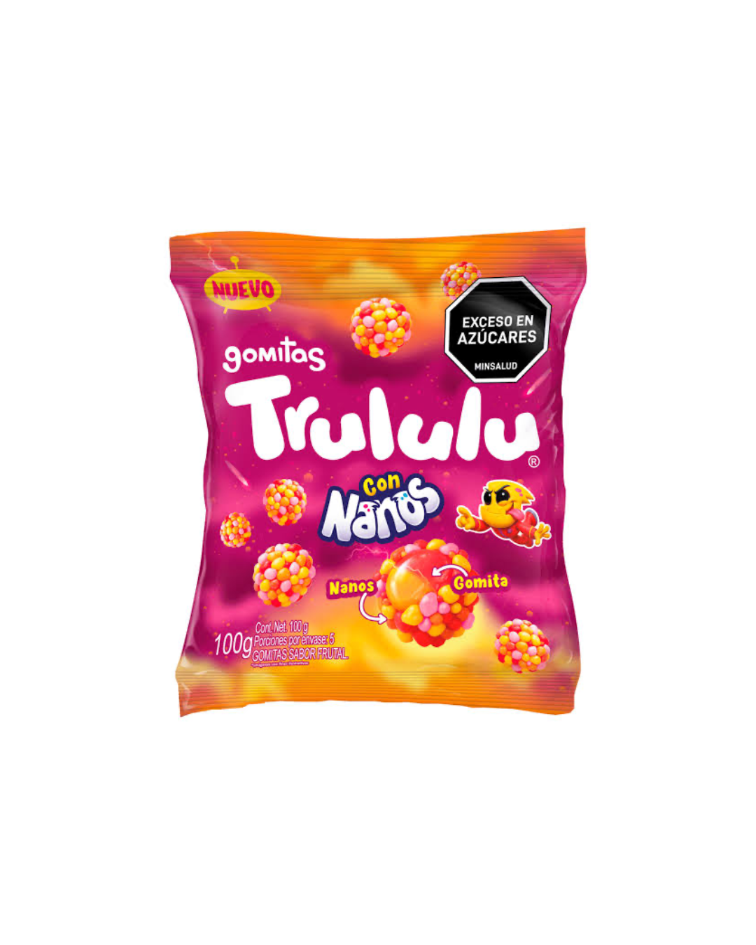 TRULULU CON NANOS TROPICAL 100GR