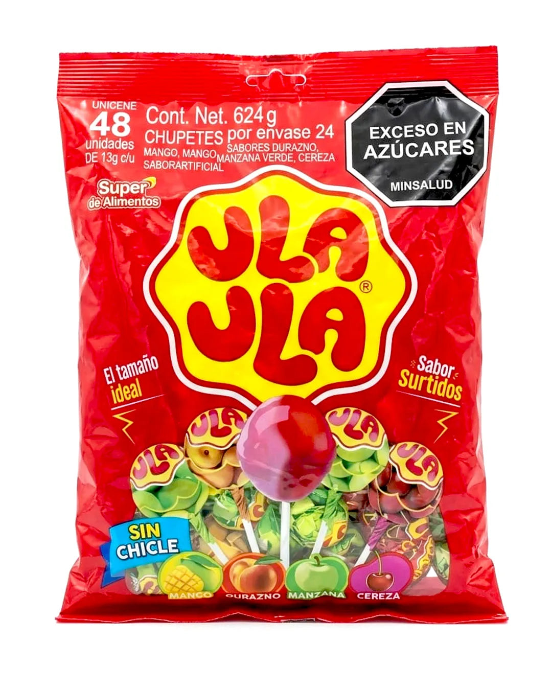 ULA ULA CHUPETA SURTIDA *24 UNDS