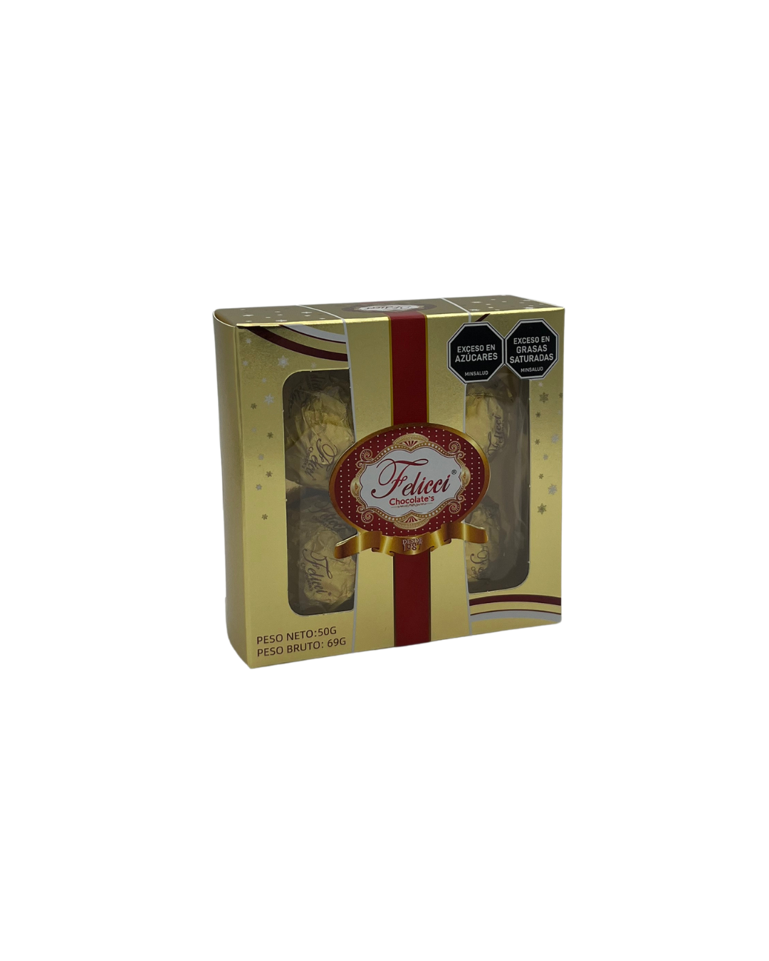 FELICCI CAJA  CHOCOLATE *4