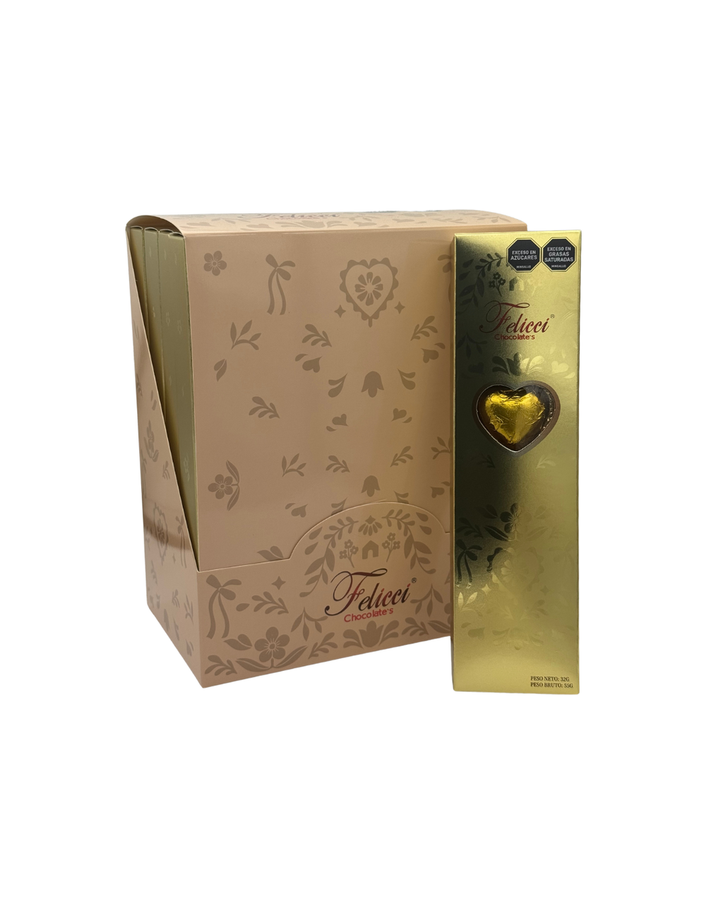 FELICCI CHOCOLATE CORAZON *4 DP*12