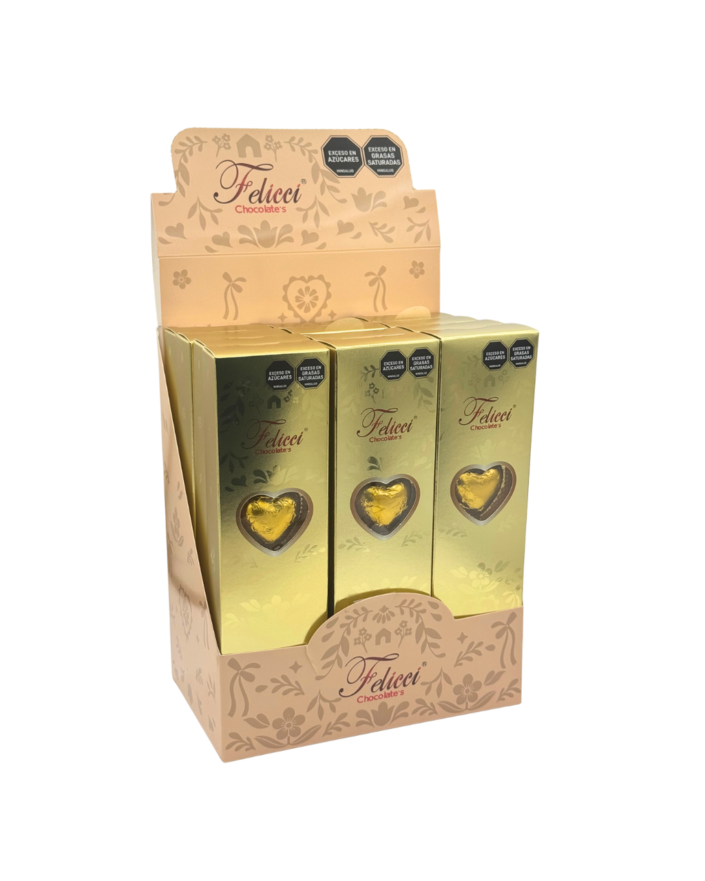 FELICCI CHOCOLATE CORAZON *4 DP*12