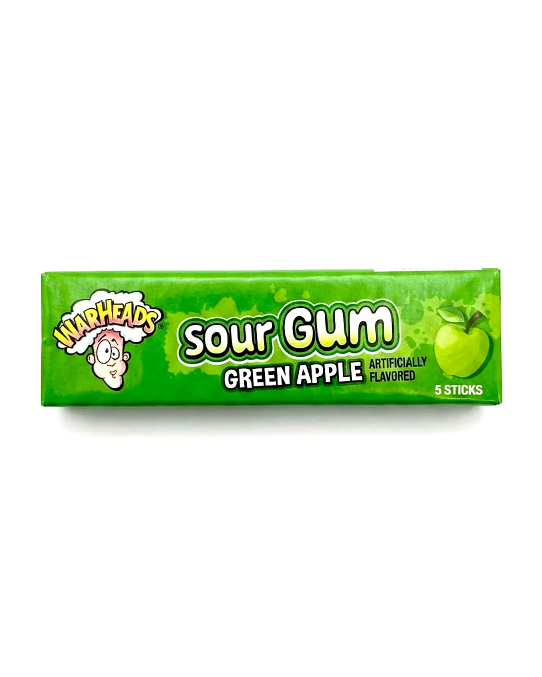 WARHEADS SOUR GUM GREEN APPLE 16GR