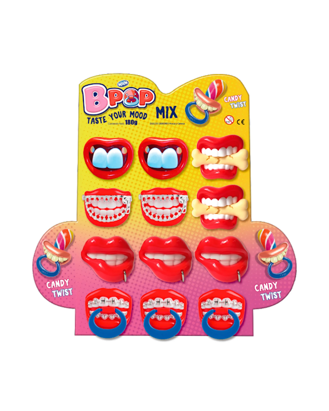 WOM BPOP CHUPETA MIX DP*12