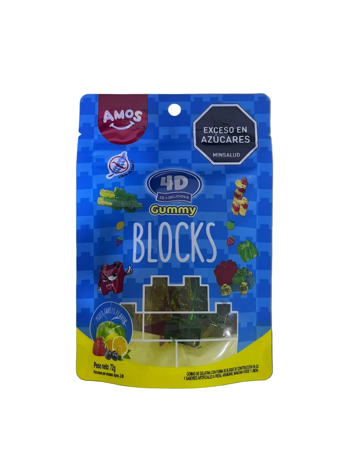 GUMMY BLOCKS 4D 72GR