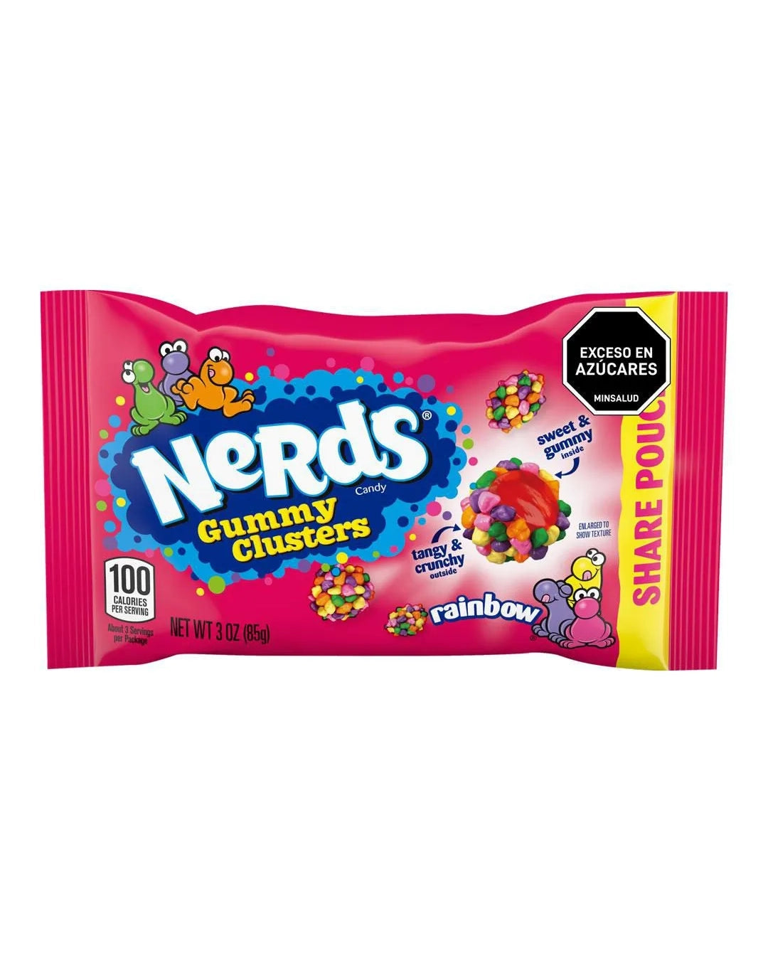 NERDS GUMMY CLUSTERS RAINBOW 85GR