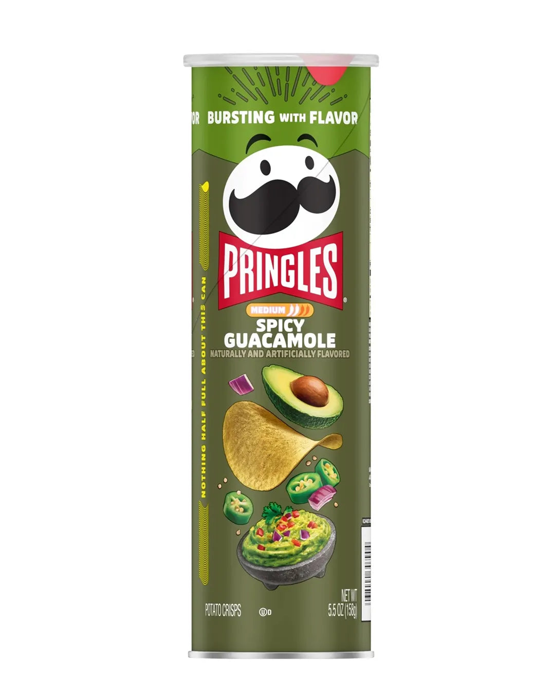PRINGLES SPICY GUACAMOLE 158GR